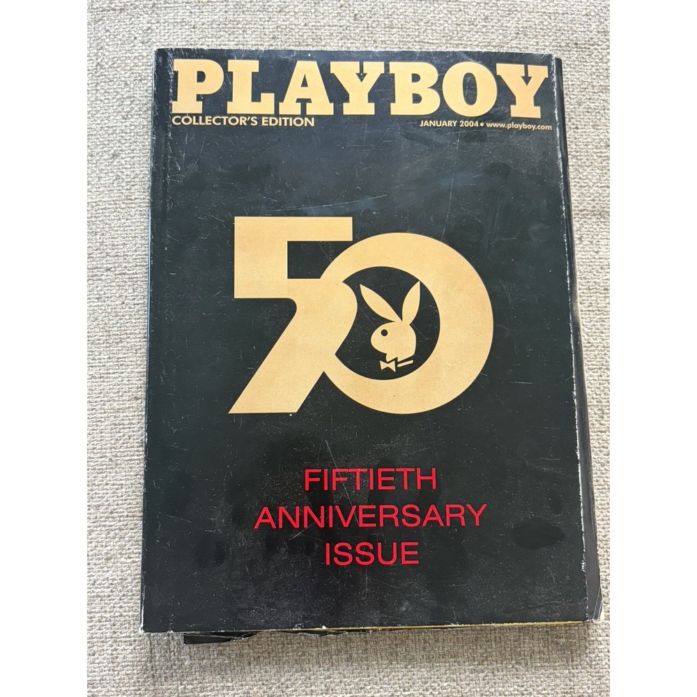 Y2k Vintage Playboy Men's Magazine 2004 Collectors edition 50th Anniversary Mag